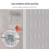 No-Drill Wall-Mounted Pegboard: Customizable Storage Hooks & Baskets Display for Home or Study Room.