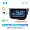 9 inch Left Hand Drive GPS Navigation Android OS for Seat Leon 2 2005 - 2012 4G DSP Stereo Car Radio Multimedia Player WiFi BT