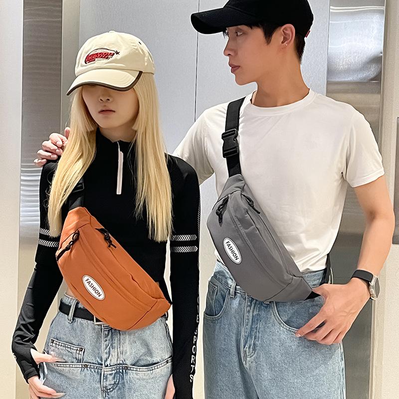 Ledvinka na mobilní telefon pánská náprsní taška japonský jednoduchý a lehký ramenní malý batoh dámská volnočasová sportovní messenger taška pánská