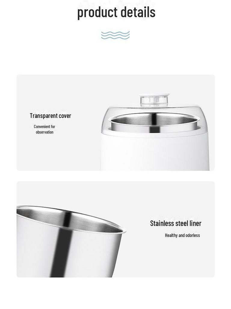 Kawu ZCW-S09 Large Capacity Automatic Yogurt Maker with Constant Temperature Fermentation