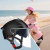 Large Motorcycle Helmet Open Face Adults Helmets Double Visor Headgear Protective Gear For Street Racing Motocross Scooter