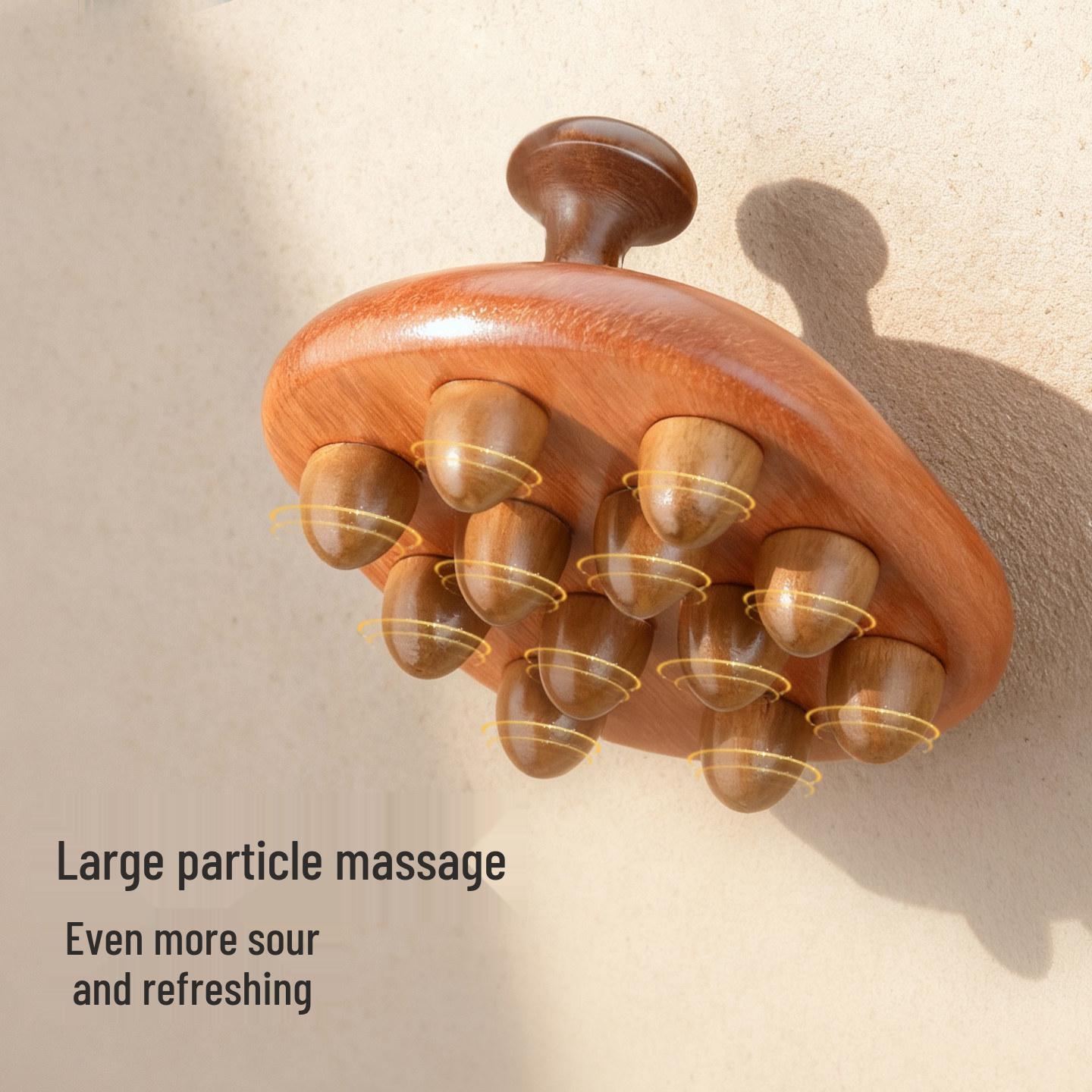 Sandalwood Meridian Massage Comb for Full Body Universal