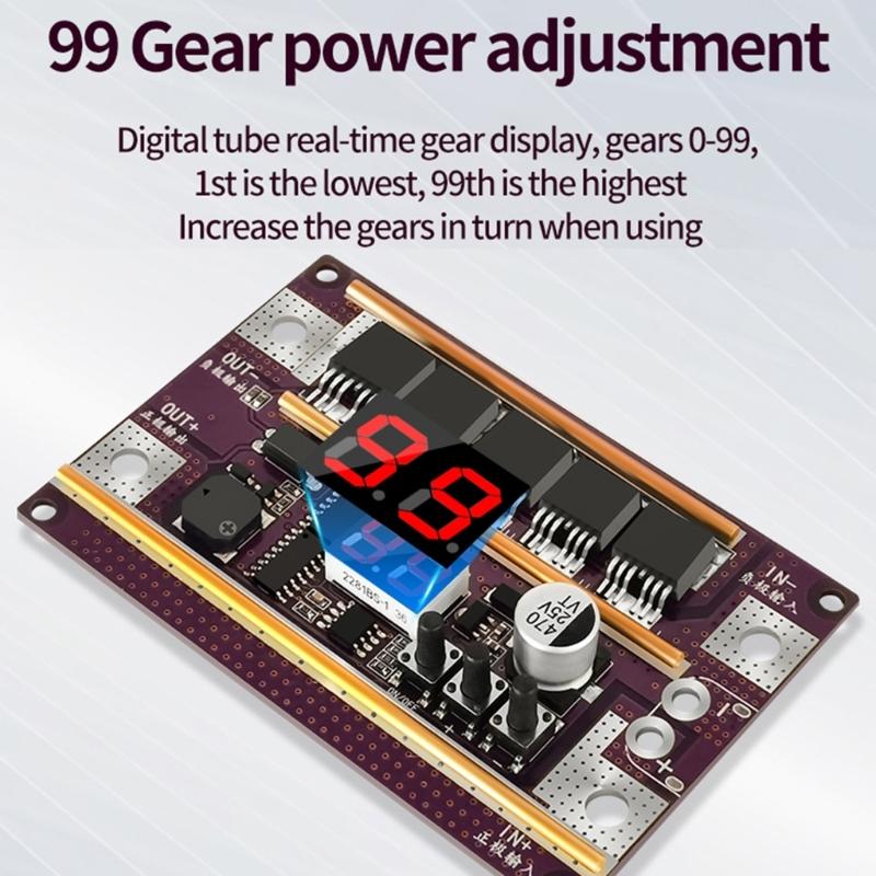 K99 DIY Punktschweißstift, tragbar, 12 V, klein, automatisches Punktschweißzubehör, Akku-Punktschweißstift, Steuerung Mainboard