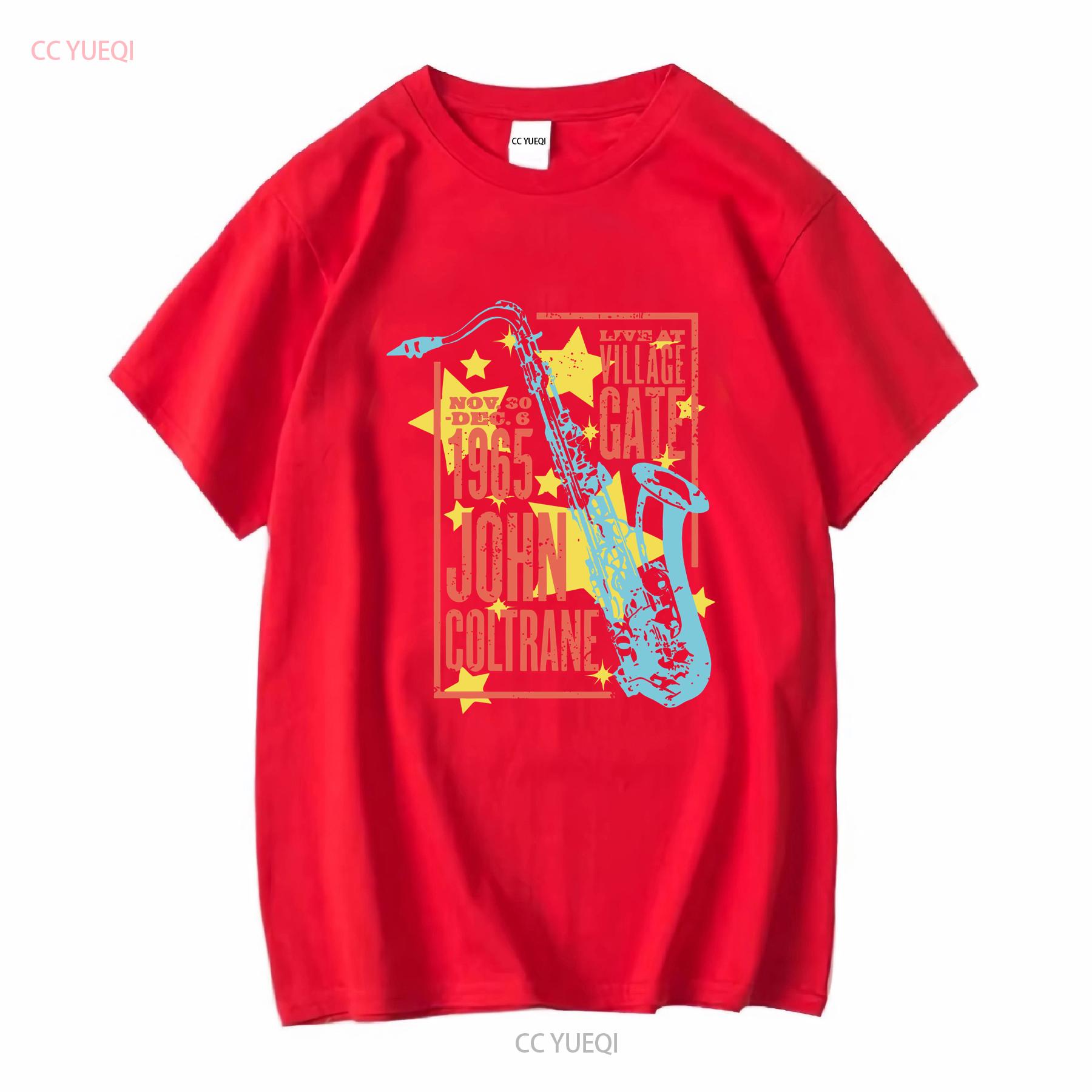 

John Coltrane Star Poster Adult T Shirt long or short sleeves vintage Washed Top For Everyday Wear homme streetwear S