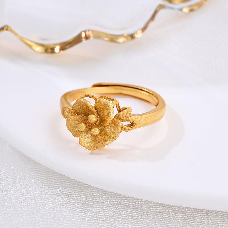 New Cold Wind Light Luxury Niche Exquisite Cold Wind Advanced Sense Niche Design Index Finger Ring Women's Jewelry