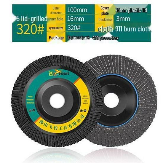 Angle Grinder Flap Wheel Polisher for Stainless Steel & Wood