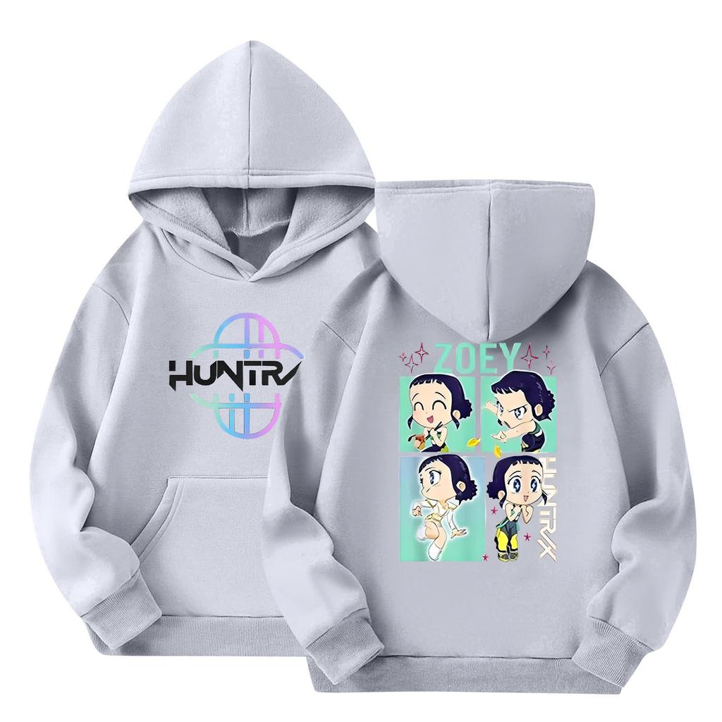 Dětská mikina s kapucí Chlapecká a dívčí módní potištěná mikina s dlouhým rukávem