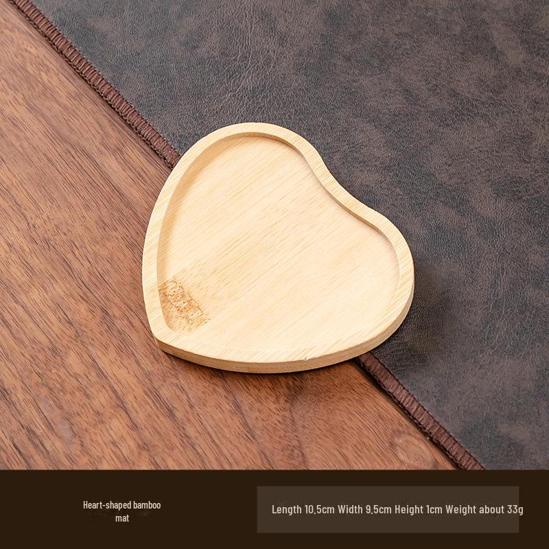 

«Многофункциональный термостойкий поднос из бамбука»: Подставка под стакан, десерт, держатель для цветочного горшка, керамическая подставка под чашку, специальной формы