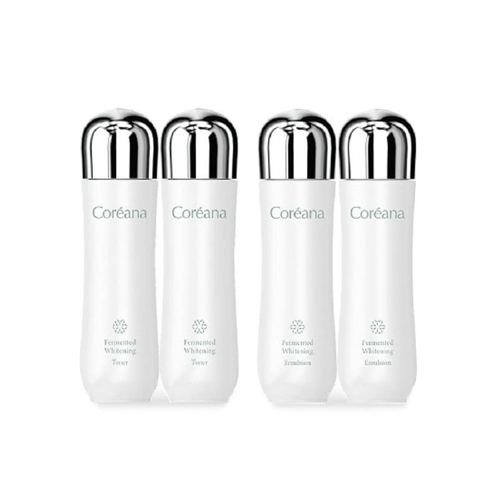 

Coreana Fermentation Whitening Skin Care (Skin 150ml 2+Lotion 150ml 2)