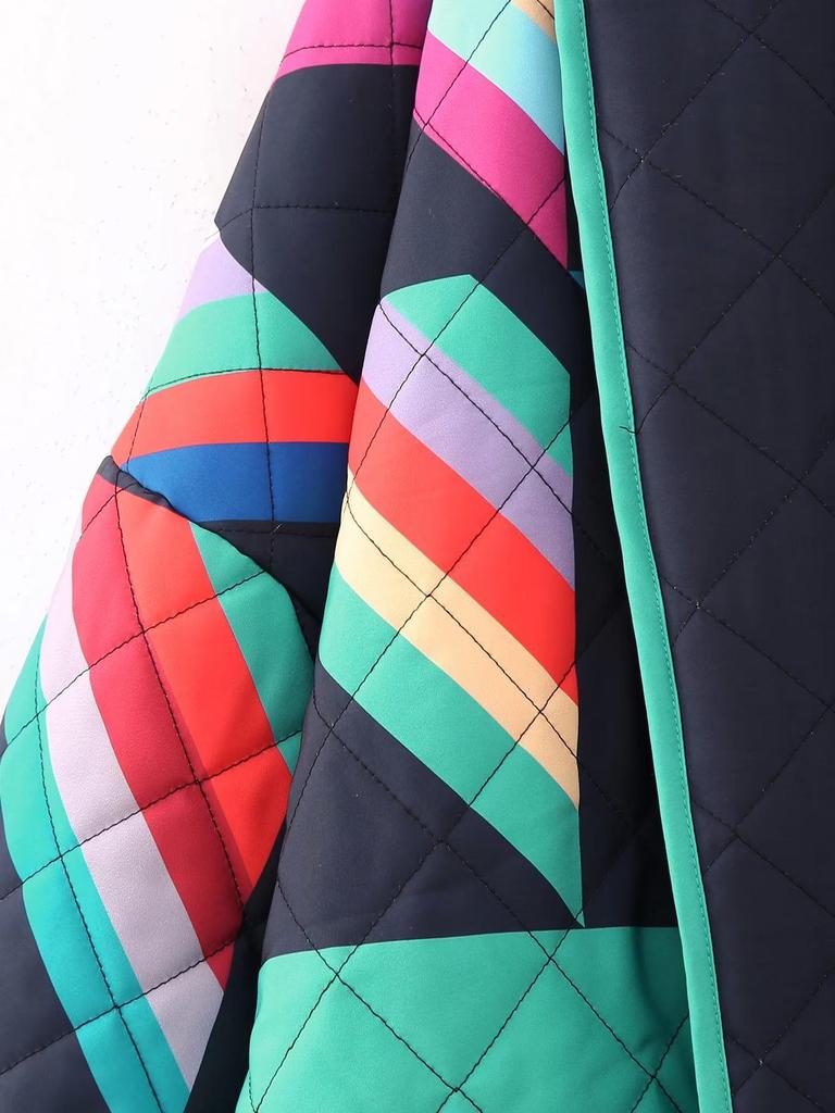 Women's Autumn/Winter Quilted Stitch Cotton-Padded Jacket 006-5861