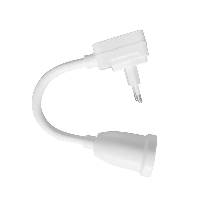 

Прямой штекерный поворотный патрон лампы E27 с выключателем, вилка EU US, светодиодная настольная лампа, светодиодное основание, основание лампы