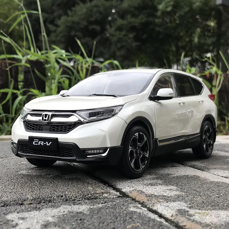 AAAMC1 1:18 2017 HONDA CR-V CRV SUV Alloy Car Model Diecast Metal Vehicle Car Model Simulation Collection Childrens Toy Gift Decoration