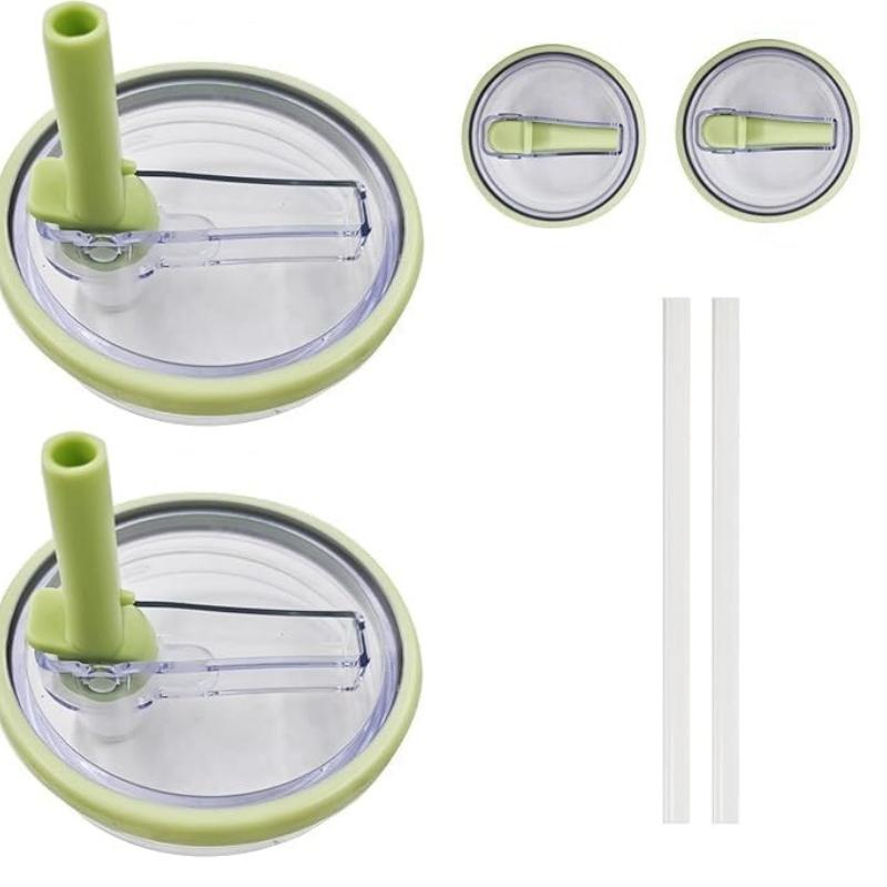 40oz Replacement Tumblers Color Lid Thickened Silicone Strap Straw No Leakage Children Adult Water Bottle Stanley Cup Accessorie