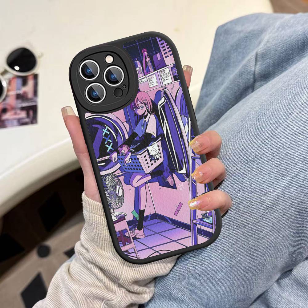 

Zutomayo Anime Singer For IPhone 16 15 14 13 12 11 Pro Max Plus Leather Phone Cover iPhone 14 pro