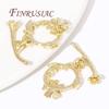 Multi Styles Toggle Clasp For Necklace 18K Gold Plated OT Toggle Clasp For Jewelry Making Findings DIY Bracelets Accessories