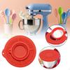 Foldable Silicone Liner for Mixer Lid Insert Mixing Bowl 4.55Qt Mixers