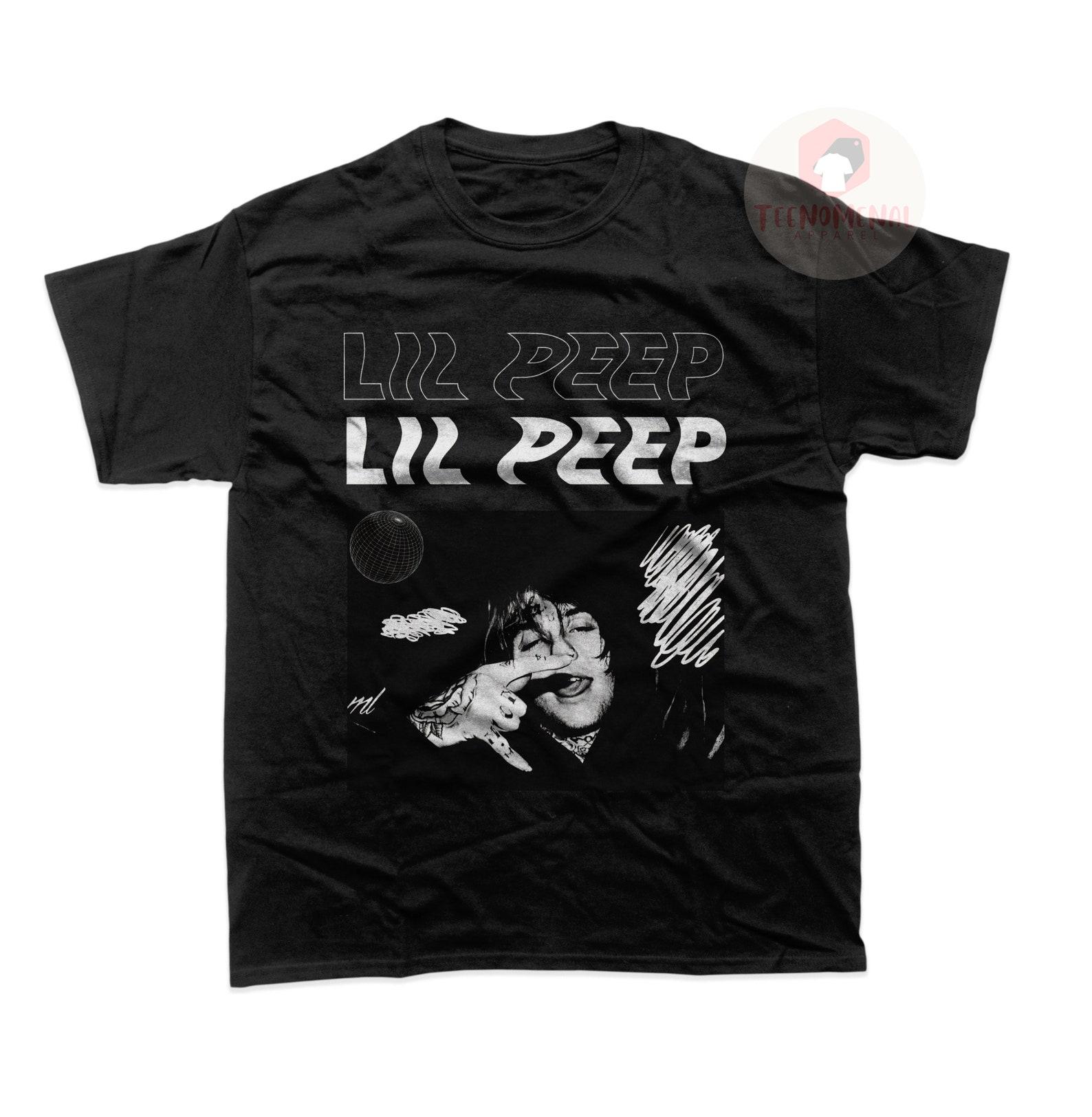 Lil Peep Unisex T-Shirt - Crybaby Album Tee - Rap Music Graphic Shirt - Printed Artist Poster For Gift L