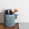 1 small dog holding a mushroom, fun flower pot decoration pendant, cup/vase pendant