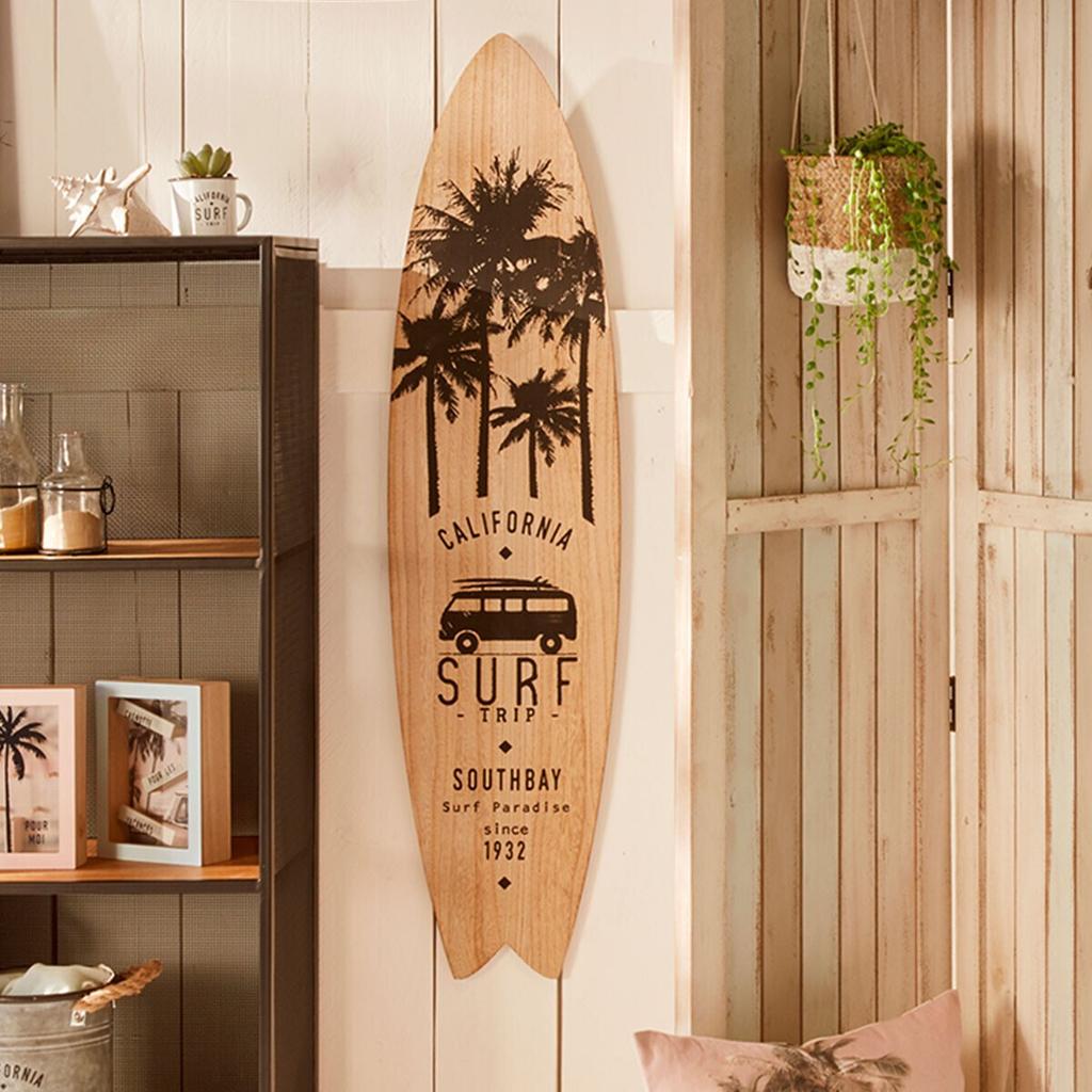 Surfbrett Wanddekoration Schwarz
