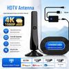 2026 HD Digital Indoor TV Antenna with Vertical Suction Cup, Compatible with European and American Signals.