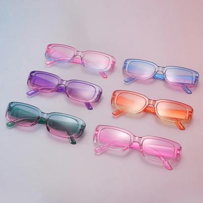 New Fashion Men'S Candy Color Small Frame Sunglasses Men Sun Glasses Women Vintage Trendy Style  Eyewear