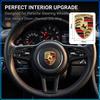 1Pcs Metal Texture Porsche Shield Badge Waterproof Anti-Fade Decor Sticker Fit All Porsche Sedan SUV Sports Car Interior Modification