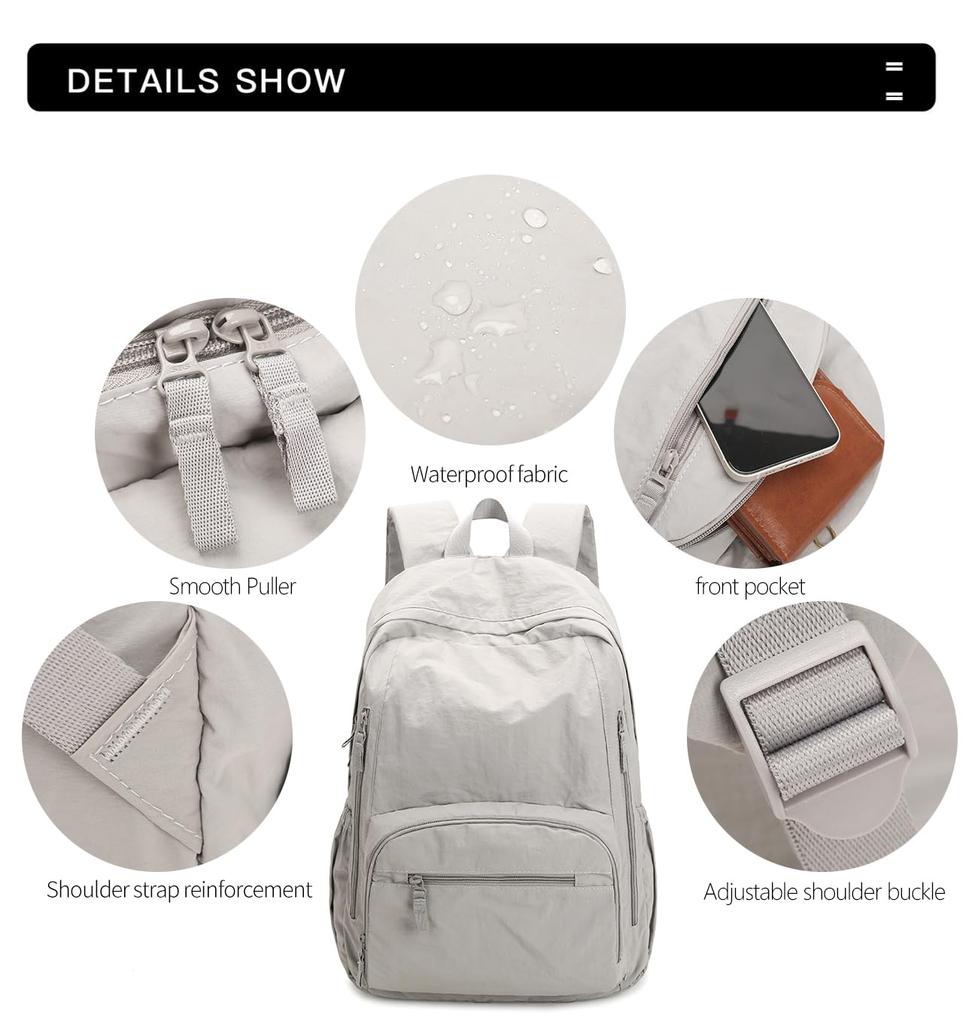 ZESU Large Capacity Backpack for Men and Women, Perfect for Commuting, School, and High School Students, Korean Style, Outdoor Bag, Business Bag