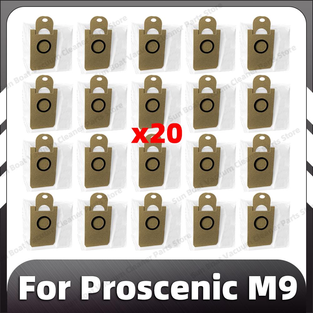 

Сумісний для Proscenic M9 Замінна Основна Бічна Щітка HEPA Фільтр Насадка для Миття Підлоги Мішок для Пилу Запасні Частини
