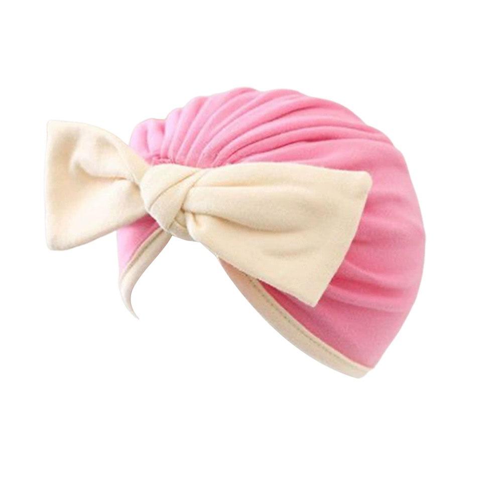 

Бавовняна Дитяча Дитяча Шапочка Мила Шапочка для Новонароджених Немовлят Шапочки Весна Літо Осінь рожевий червоний колір