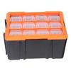 Schubladen-Teilebox 12 Schubladen PVC Hardware Aufbewahrungsorganizer Stapelbare Werkzeugaufbewahrungsbox