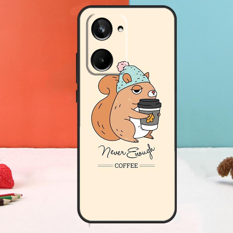 Squirrel Cute Animals For Realme C67 C75 C71 C55 C53 C61 C33 C63 C51 10 11 12 13 14 15 Pro Plus C65 GT7 Pro Case