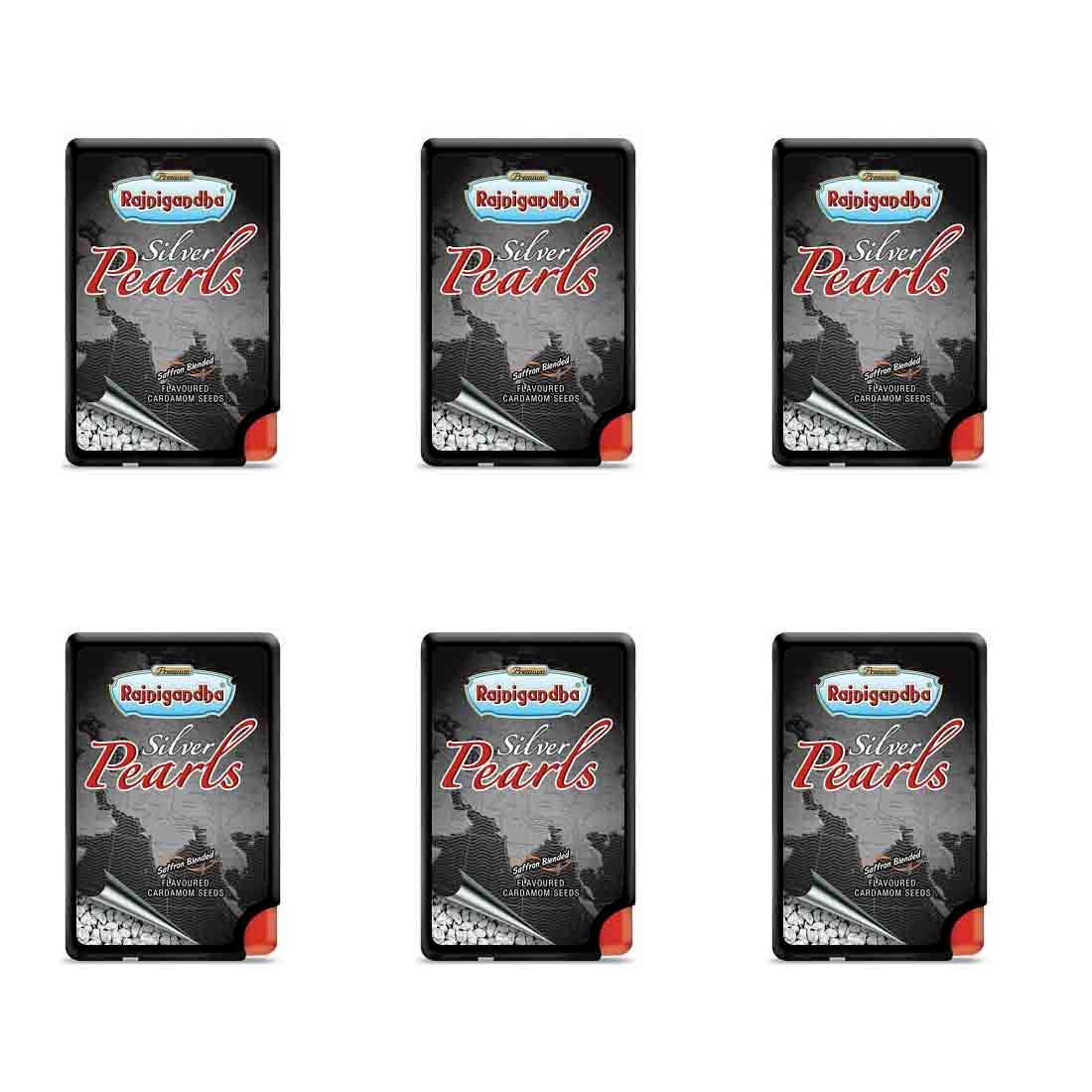 

Раджніганда Срібні Перли 6 ШТУК Шафранова Суміш Насіння Освіжувач Порожнини Рта Раджніганда Срібні Перли