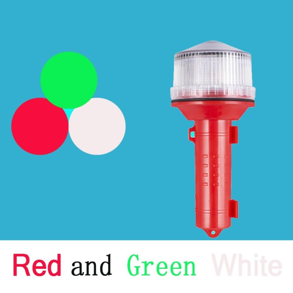 Waterproof Solar Lamps Solar Charging Buoy Signal Light Portable Marine Navigation Light Outdoor