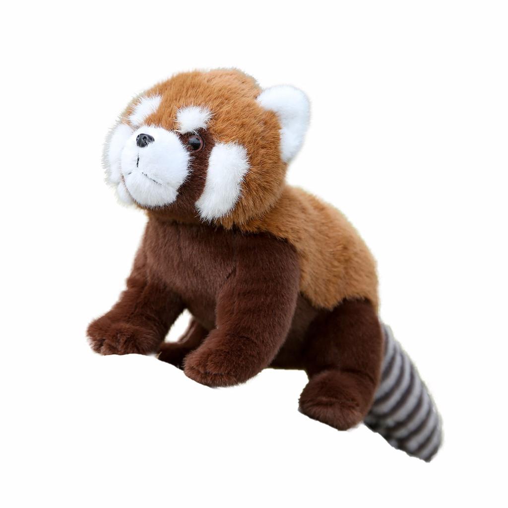 Red Panda Raccoon Animal Plush Fluffy Exterior Children Room Decoration Comfort