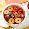 Brown Sugar Ginger Tea Sampler: Red Date, Longan, Goji Berry, Rose, Black Sugar, and Ginger Date Tea with Ginger Candy.