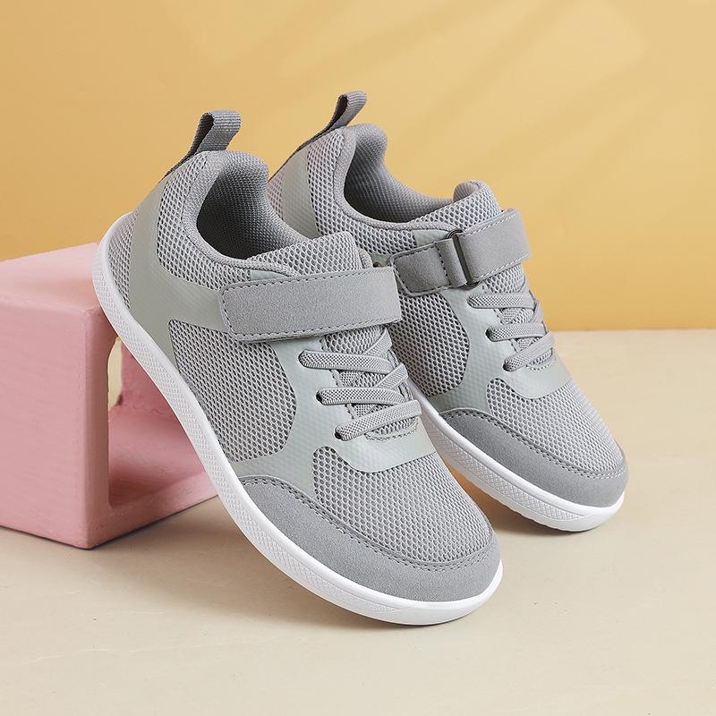 Scarpe Sportive da Bambino a Punta Larga: Sneakers Basse Traspiranti per Ragazzi e Ragazze, Perfette per Escursioni e Attività all'Aperto