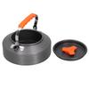 1.1L Tragbarer Wasserkocher aus Aluminiumlegierung Teekanne Kaffeekanne Outdoor Camping Zubehör