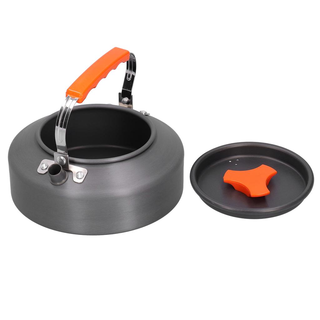 1.1L Portable Aluminium Alloy Water Kettle Teapot Coffee Pot Outdoor Camping Supplies