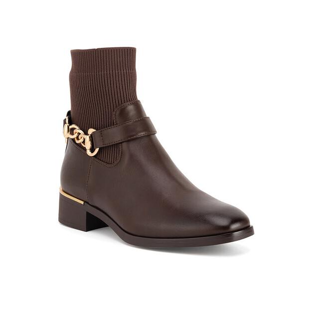 Jenny Fairy HY25653-2 Brown Ankle Boots