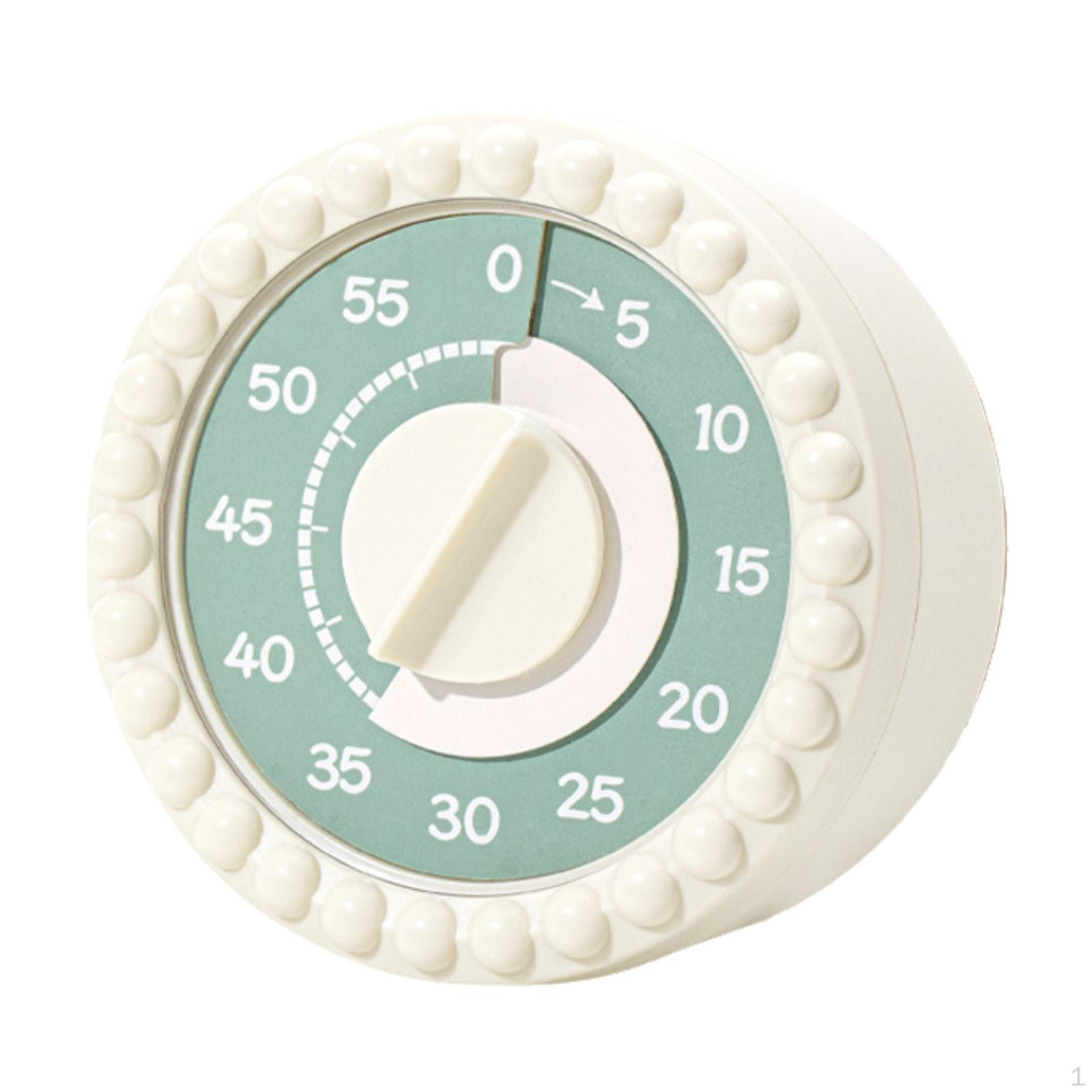 

60-минутный визуальный таймер для управления временем в офисе и на кухне бежевый