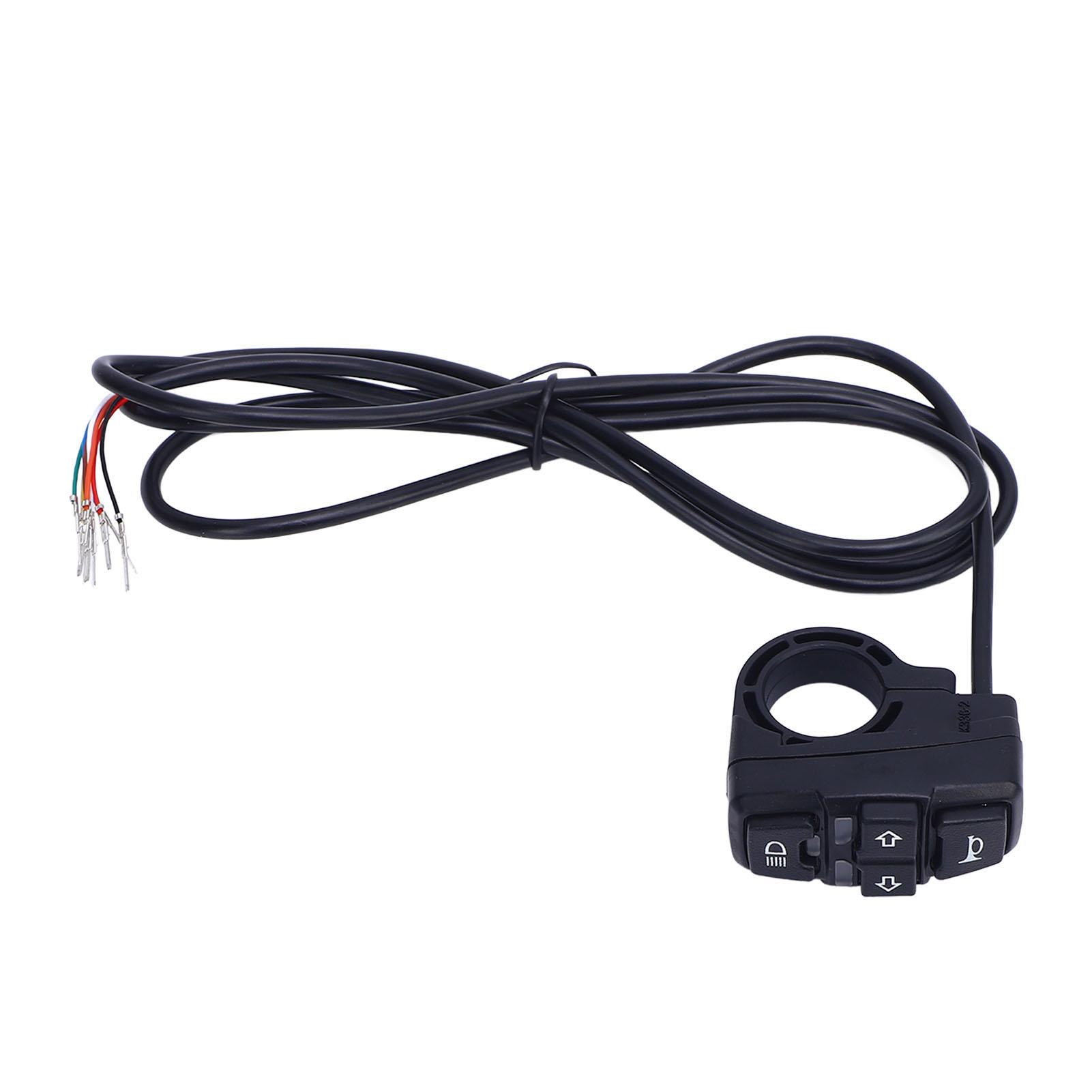 

3 in 1 Motorcycle Headlight Horn Turn Switch Headlight Horn Turn ONOff Control Switch for 2.22cm