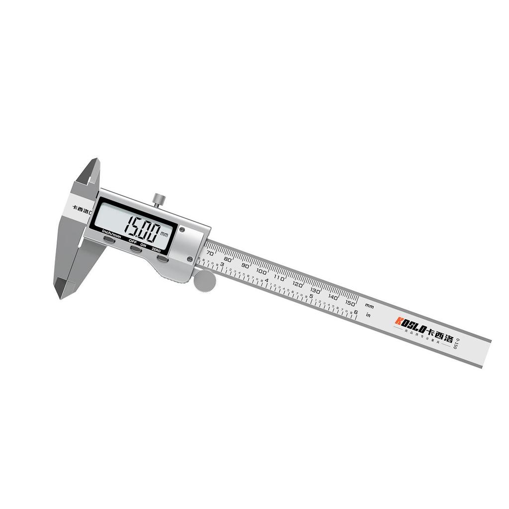 High-Precision Digital Vernier Caliper - Small Industrial Grade Metal Electronic Depth & Height Measurement Tool