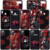 Phone Case for iPhone 17 15 16 Plus XR Redmi Note 14 12 11 13 Pro Max Huawei P30 P20 Lite OPPO A60 A40 A80 A18 A16 Akatsuki Naruto Itachi Uchiha Cover