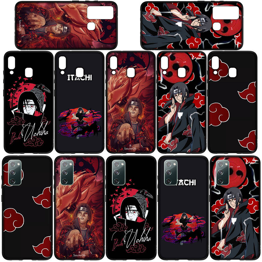 Phone Case for iPhone 17 15 16 Plus XR Redmi Note 14 12 11 13 Pro Max Huawei P30 P20 Lite OPPO A60 A40 A80 A18 A16 Akatsuki Naruto Itachi Uchiha Cover