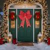 Christmas Glowing Bow LED Lights Large Christmas Bows Lit Bow Illuminate Yard Decoration Outdoor Decorations Yard