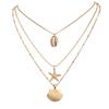 Women Gifts Chain Choker Multilayer Shell Necklace Cowry Seashell Pendant Bohemian Beach Jewelry