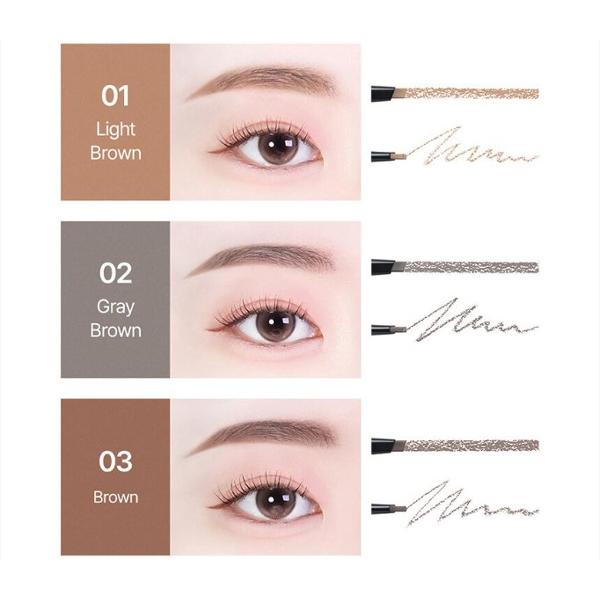 The Face Shop Conception d'un crayon à sourcils (6 couleurs) 0.3g
