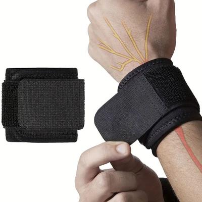 Adjustable Support Wrist Guards Sports Wristbands for Badminton Basketball Volleyball Fitness Thin Pressurized Design