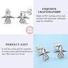 New 925 Silver Hoop Earrings Zircon Irregularity Drop Earring Stud For Original Women Birthday Party Fine Jewelry Gifts