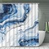1/3/4pcs Marble Water Ripple Pattern Bathroom Set, Includes Toilet Lid Cover, Bath Mat, and Non-Slip Mat with 12 Plastic Hooks